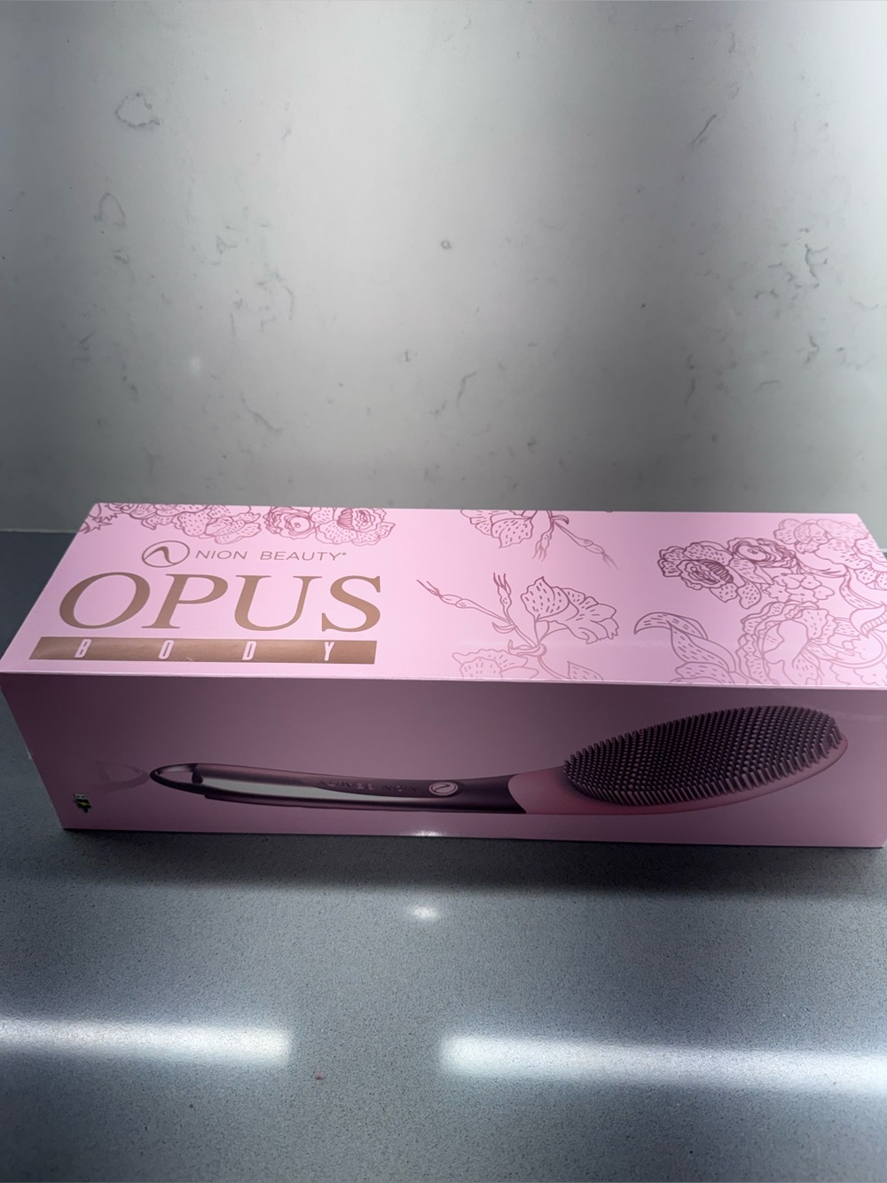 Opus Body Silicone Bath Brush — Pink by